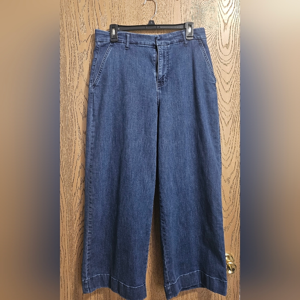 Nine West Wide Leg Blue Jeans